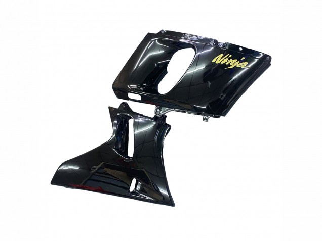 Kawasaki ZZR400 Motorrad Verkleidung 1993-2007 - Glanzendes Schwarz Gold Ninja