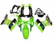 Kawasaki ZZR400 Motorrad Verkleidung 1993-2007 - Grun Glanzendes Schwarz Blau Monster Elf Touch4 Bridgestone
