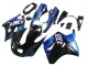 Kawasaki ZZR1100 Motorrad Verkleidung 1990-1992 - Blau Glanzendes Schwarz