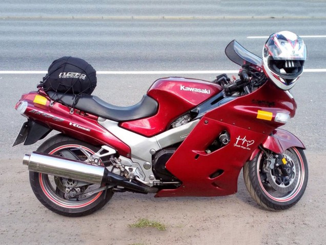 Kawasaki ZZR1100 Motorrad Verkleidung 1993-2003 - Rot