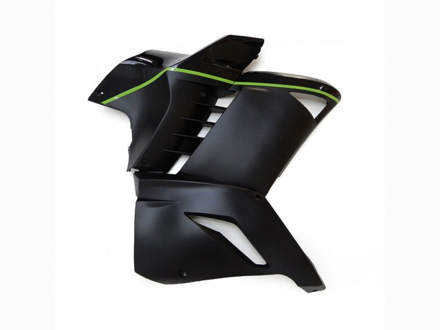 Kawasaki GTR1400/ZG1400 Motorrad Verkleidung 2007-2009 - Matt Schwarz Grun Linie