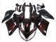 Kawasaki GTR1400/ZG1400 Motorrad Verkleidung 2007-2009 - Kastanienbraun Rot Schwarz