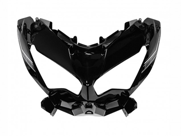 Kawasaki Versys 650 Motorrad Verkleidung 2022-2025 - Glanzendes Schwarz Weiss