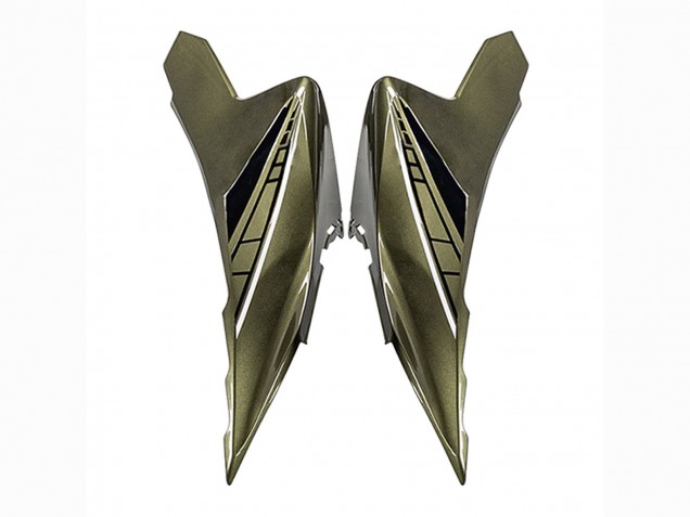 Kawasaki Versys 650 Motorrad Verkleidung 2022-2025 - Dunkel Grun Schwarz