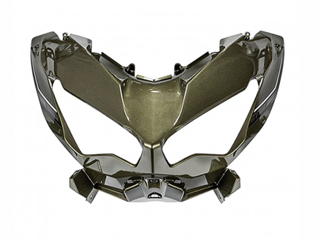 Kawasaki Versys 650 Motorrad Verkleidung 2022-2025 - Dunkel Grun Schwarz