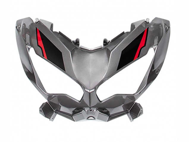 Kawasaki Versys 650 Motorrad Verkleidung 2022-2025 - Grau Rot Schwarz