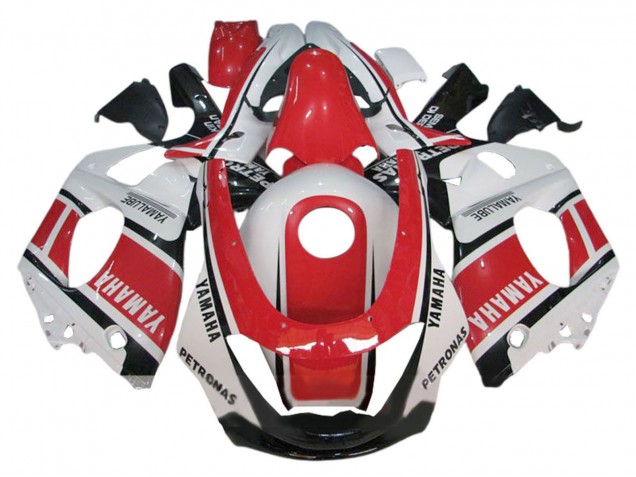 Yamaha YZF600R Thundercat Motorrad Verkleidung 1996-2007 - Weiss Rot Schwarz Petronas Yamalube