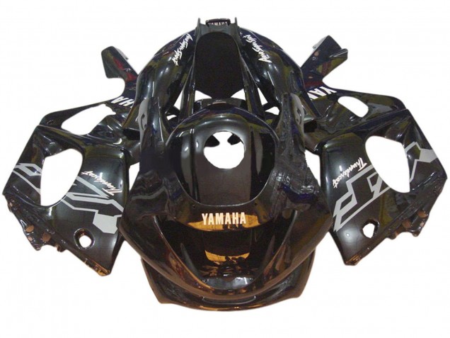 Yamaha YZF600R Thundercat Motorrad Verkleidung 1996-2007 - Glanzendes Schwarz Chameleon
