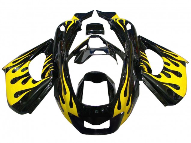 Yamaha YZF 1000R Thunderace Motorrad Verkleidung 1997-2007 - Schwarz Gelb