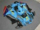 Suzuki GSXR 1000 Motorrad Verkleidung 2009-2016 - Blau Gelb Rizla 19 Rot