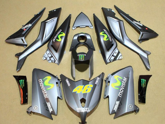 Yamaha TMAX530 Motorrad Verkleidung 2012-2014 - Grau Semakin Didepan MoviStar Yamalube 46