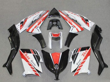 Yamaha TMAX530 Motorrad Verkleidung 2012-2014 - Weiss Rot Schwarz Rennen