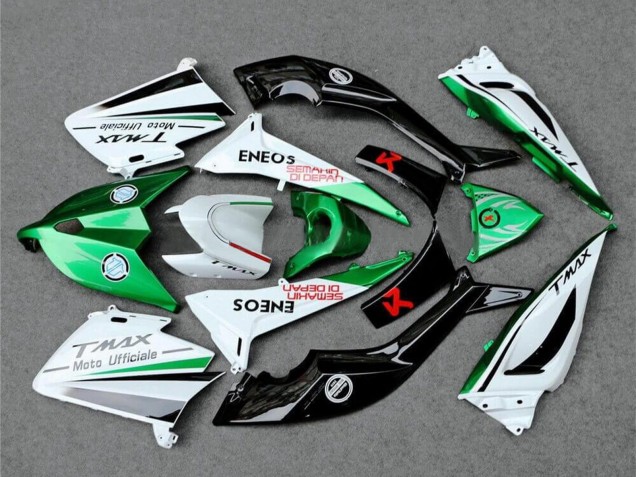 Yamaha TMAX530 Motorrad Verkleidung 2012-2014 - Weiss Grun Schwarz Semakin Didepan ENEOS