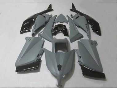 Yamaha TMAX530 Motorrad Verkleidung 2012-2014 - Matt Grau Glanzendes Schwarz