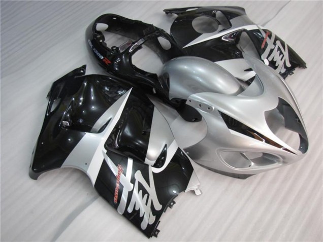 Suzuki GSXR 1300 Hayabusa Motorrad Verkleidung 1996-2007 - Silber Schwarz