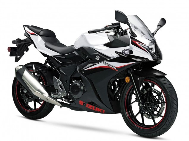 Suzuki GSX250R Motorrad Verkleidung 2017-2020 - Weiss Schwarz