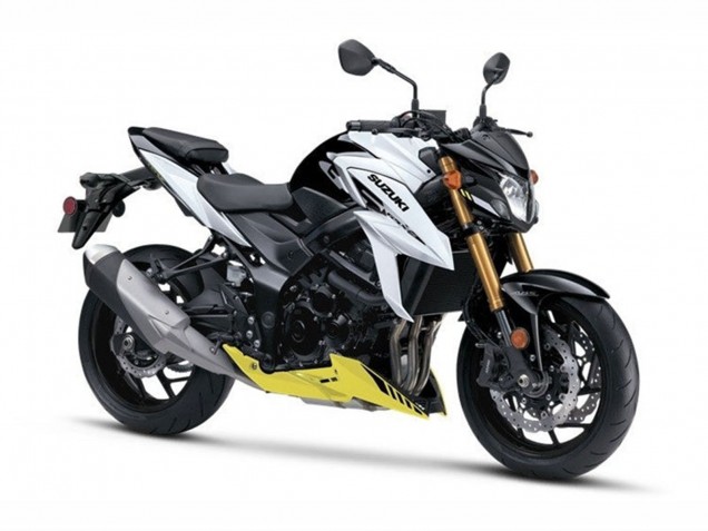 Suzuki GSX-S 750 Motorrad Verkleidung 2017-2022 - Weiss Gelb