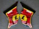 Suzuki RG400 RG500 RG400/500 Motorrad Verkleidung 1984-1987 - Rot Gelb Schwarz 7