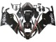 Aprilia RSV1000 Motorrad Verkleidung 2003-2006 - Glanzendes Schwarz Grau Rot