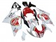 Aprilia RSV1000 Motorrad Verkleidung 2003-2006 - Weiss Rot Lucky Strike Motul 34