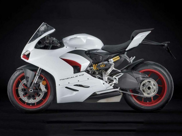 Ducati Panigale V2 Motorrad Verkleidung 2020-2024 - Weiss Rot Matt Schwarz