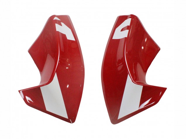 Ducati Panigale V2 Motorrad Verkleidung 2020-2024 - Rot Glanzendes Schwarz Monster Corse