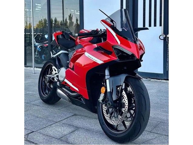 Ducati Panigale V2 Motorrad Verkleidung 2020-2024 - Rot Weiss