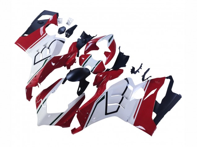 Ducati Panigale V4 V4S Motorrad Verkleidung 2020-2021 - Weiss Rot Grun Matt Schwarz