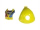 BMW S1000RR Motorrad Verkleidung 2023-2024 - Gelb Carbonfaser