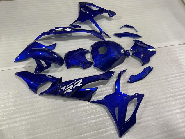 BMW S1000RR Motorrad Verkleidung 2023-2024 - Glanzendes Dunkel Blau
