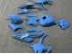 BMW S1000RR Motorrad Verkleidung 2023-2024 - Glanzendes Blau