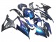 BMW S1000RR Motorrad Verkleidung 2019-2022 - Gradient Blau Lila Geschmiedet Carbonfaser
