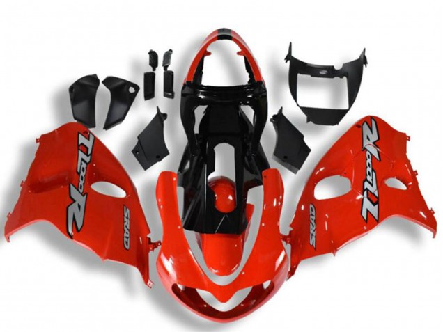 Suzuki TL1000R Motorrad Verkleidung 1998-2003 - Rot Silber Glanzendes Schwarz