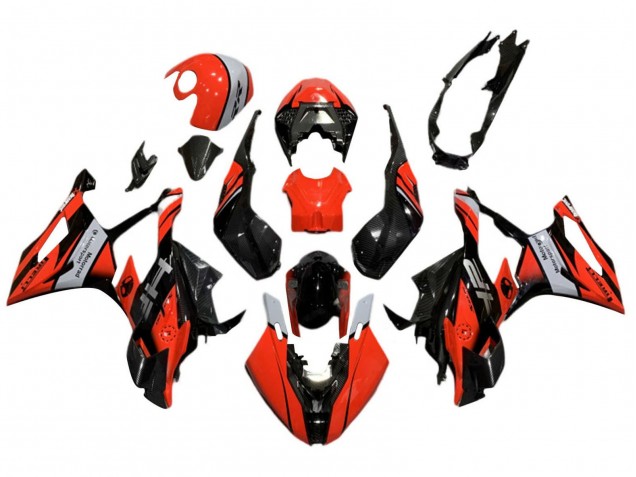 BMW S1000RR Motorrad Verkleidung 2019-2022 - Schwarz Rot Grau