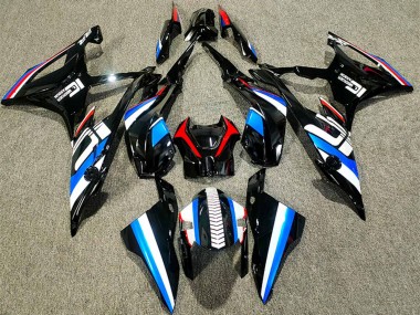 BMW S1000RR Motorrad Verkleidung 2019-2022 - Schwarz Blau Weiss