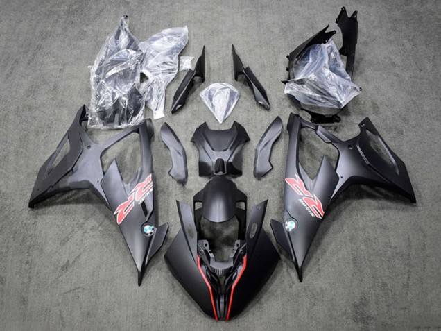 BMW S1000RR Motorrad Verkleidung 2019-2022 - Schwarz Rot