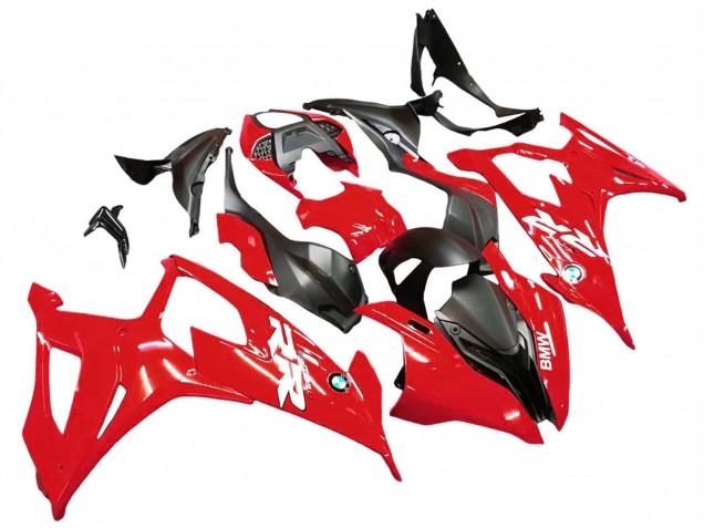 BMW S1000RR Motorrad Verkleidung Kit 2019-2022 - Rot Schwarz