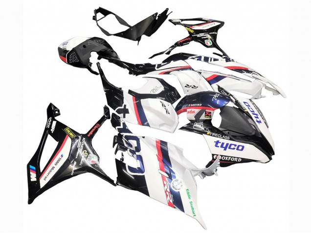 BMW S1000RR Motorrad Verkleidung 2019-2022 - Weiss Schwarz Rosa Oxford