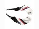 BMW S1000RR Motorrad Verkleidung 2019-2022 - Weiss Schwarz Rosa Oxford