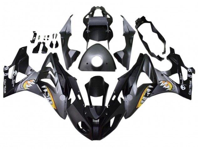 BMW S1000RR Motorrad Verkleidung 2017-2018 - Grau Schwarz Gelb Hai