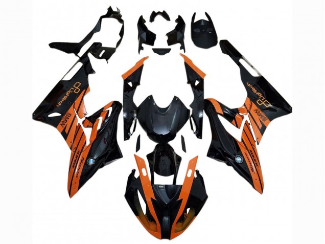 BMW S1000RR Motorrad Verkleidung 2017-2018 - Orange Schwarz