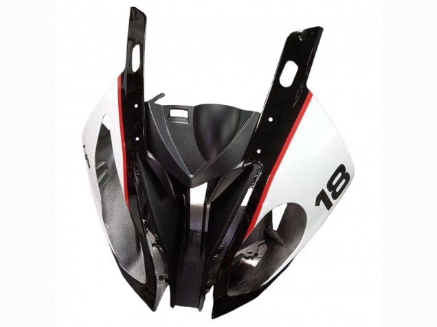 BMW S1000RR Motorrad Verkleidungen Kit 2017-2018 - Weiss Blau Rot Glanzendes Schwarz