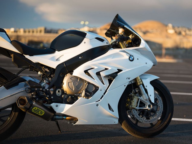 BMW S1000RR Motorrad Verkleidung 2017-2018 - Glanzendes Weiss