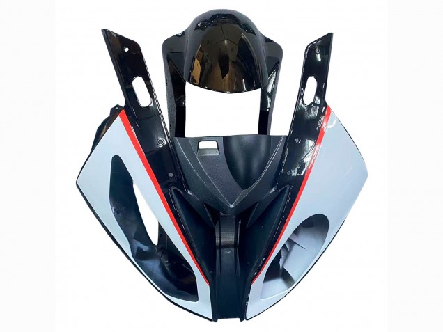 BMW S1000RR Motorrad Verkleidung 2015-2016 - Weiss Glanzendes Schwarz