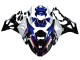 BMW S1000RR Motorrad Verkleidung 2009-2014 - Weiss Rot Blau Schwarz