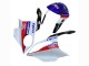 BMW S1000RR Motorrad Verkleidung 2009-2014 - Weiss Rot Blau Schwarz Tyco