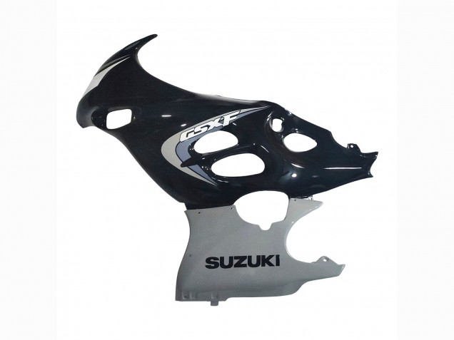 Suzuki GSX600F/GSX750F Motorrad Verkleidung 2004-2006 - Glanzendes Schwarz Grau