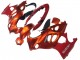 Suzuki GSX600F/GSX750F Motorrad Verkleidung 2004-2006 - Burnt Orange Weiss Logo