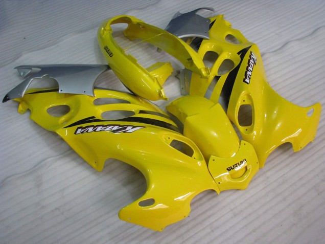 Suzuki GSX600F/GSX750F Motorrad Verkleidung 2004-2006 - Gelb Katana