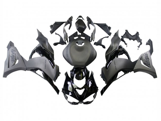 Kawasaki ZX6R Motorrad Verkleidung 2023-2025 - Grau Ninja